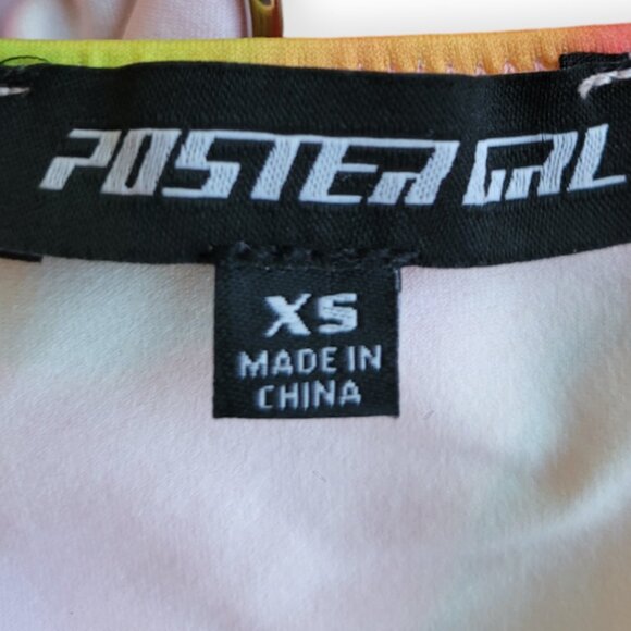 Dolls Kill Y2K Kaleidoscope Halter Top size XS EUC - Picture 10 of 11